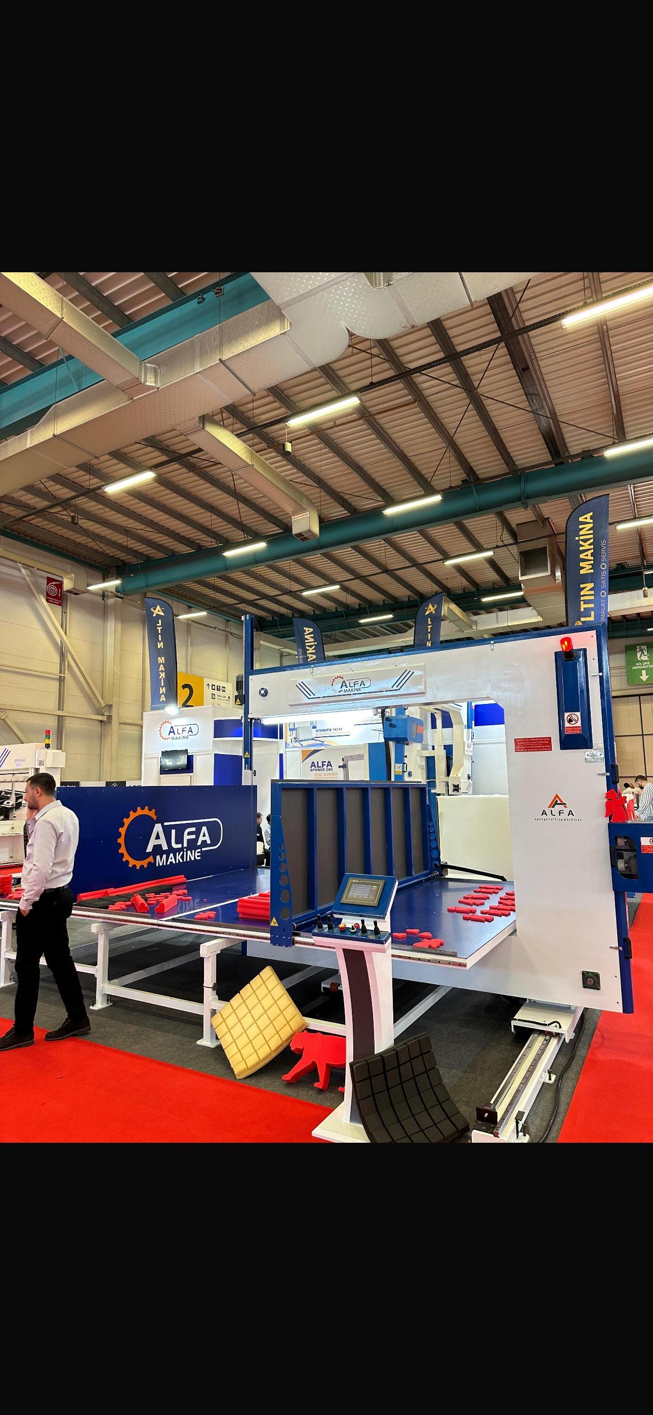 Otomatik Dikey  Sünger Kesim Makinası