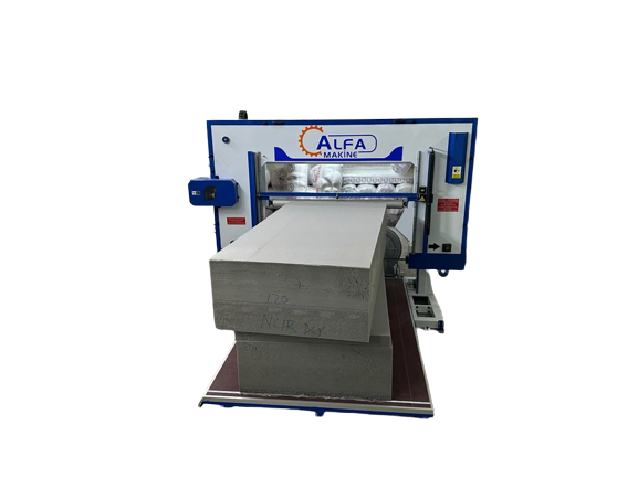 Otomatik Yatay Vargel Sünger Kesim Makinesi