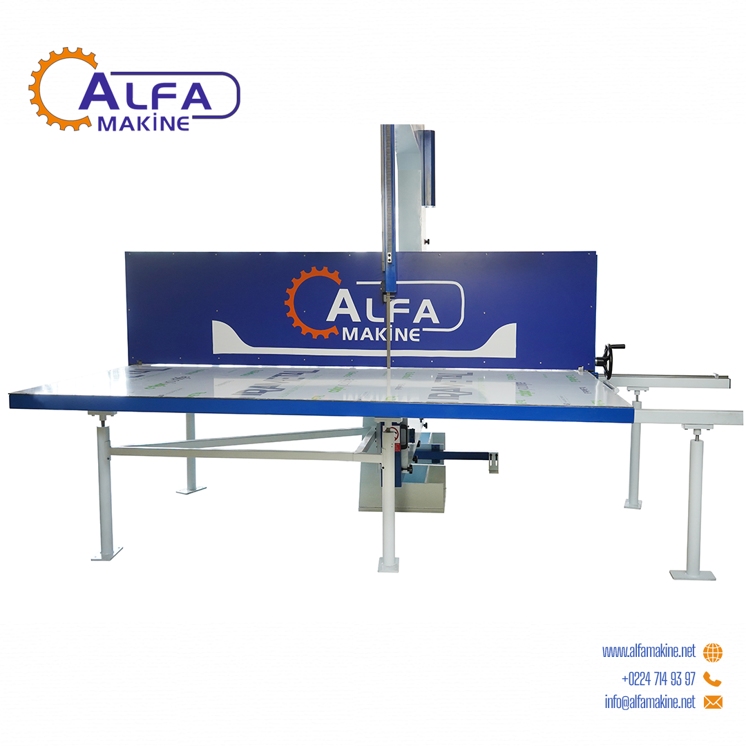 Otomatik ve Manuel Dikey Sünger Kesim Makinası