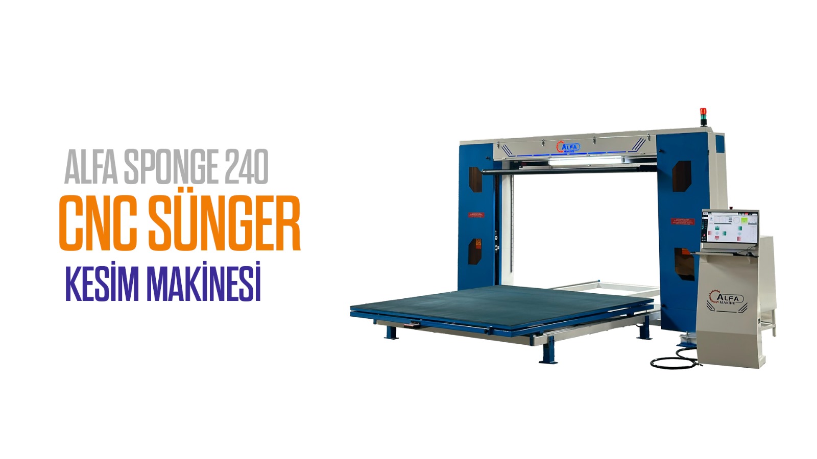 Titreşimli Yatay CNC Sünger Kesim Makinası